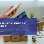 A laptop screen showcasing a list of Black Friday promotions, serving as a vital tool for savvy holiday shoppers.