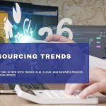 Digital interface showing 2026 outsourcing trends in AI, cloud computing, and BPO Philippines.