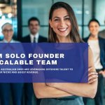 Business team growth and leadership success concept