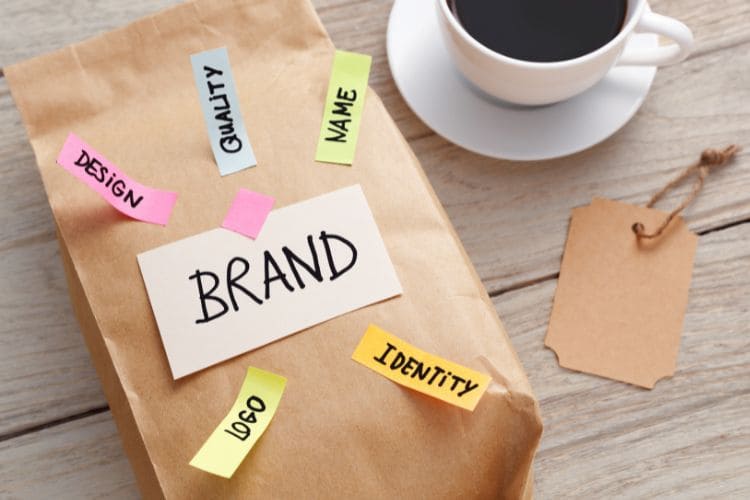 Brand identity and packaging design materials for marketing and business branding strategy