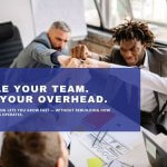 Diverse business team celebrating remote staffing growth and scalable workforce solutions