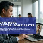 Business leader meeting with a Filipino virtual assistant online to delegate administrative tasks and scale business operations.