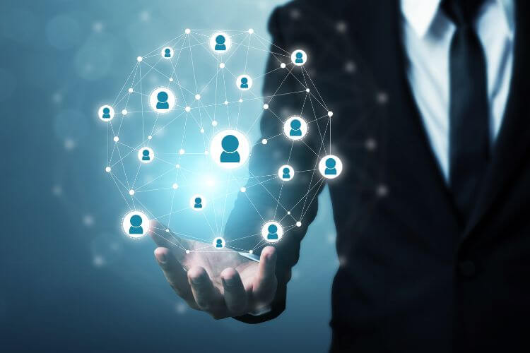 Digital talent network representing global recruitment, remote staffing, and workforce outsourcing solutions.