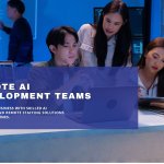 Remote AI development team collaborating on software engineering and artificial intelligence projects.
