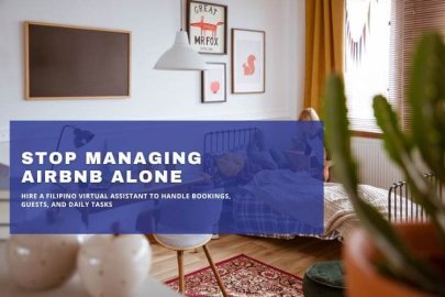 Modern Airbnb bedroom interior with cozy bed and decor, representing short-term rental management and guest experience