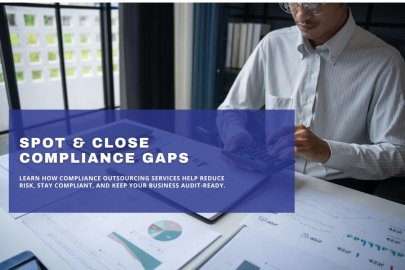 Compliance professional reviewing financial reports to identify compliance gaps and support audit readiness.