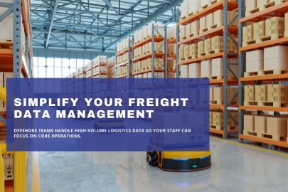 Visual representation of streamlined freight data management for improved efficiency and organization.