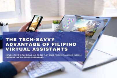 Filipino virtual assistants showcasing their tech-savvy skills in a modern workspace, enhancing productivity and efficiency.