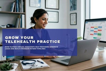 Healthcare professional using a virtual assistant to manage telehealth appointments and patient scheduling.